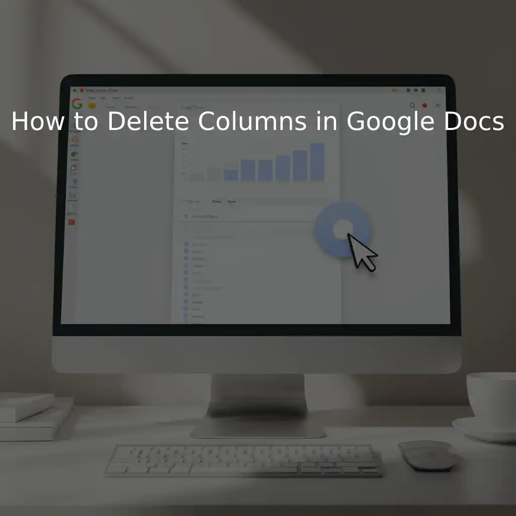 How to Delete Columns in Google Docs